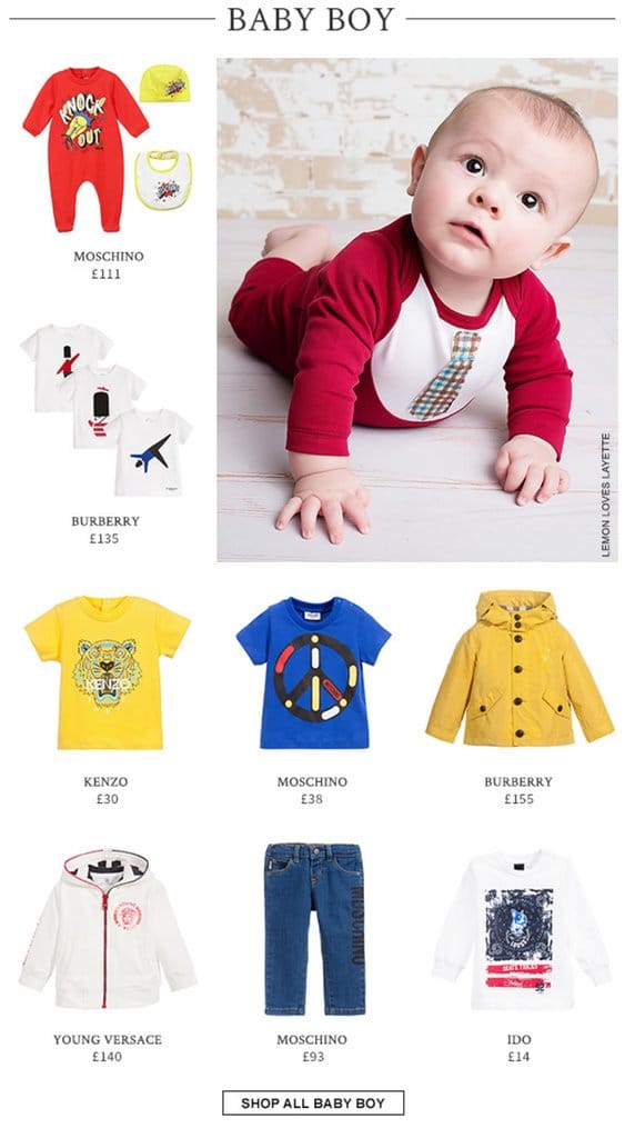 baby boy designer wear